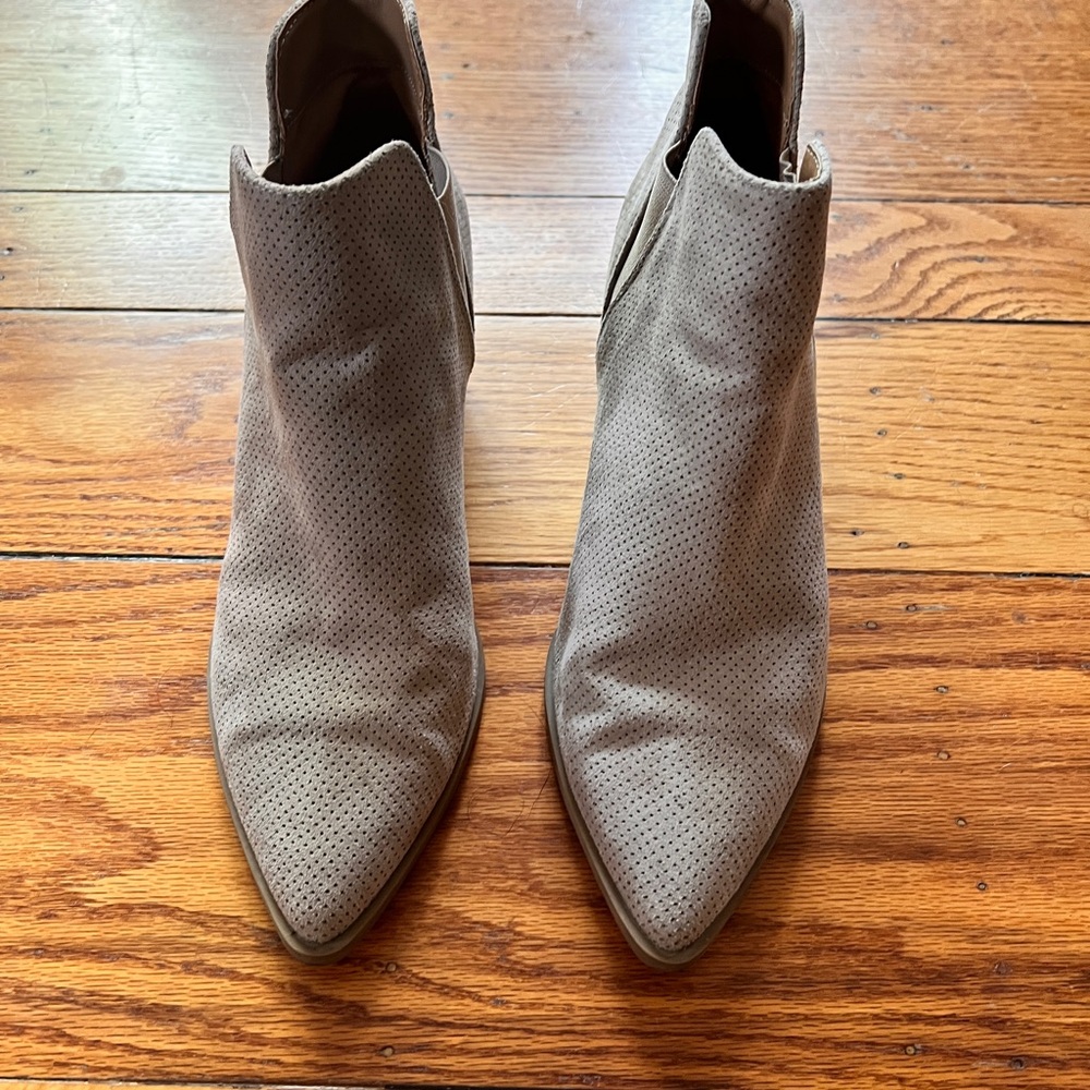 Women's Perforated Ankle Boots - Target Sz 9.5